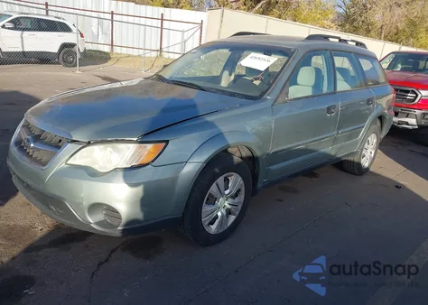2009 Subaru Outback 2.5I from USA, damaged, VIN 4S4BP60CX96340215